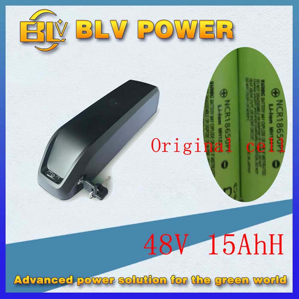 48V 15AH Electric bicycle Hailong battery ebike battery for 48V 1000W Bafang Hailong with rack holder send 54.6V charger China stock