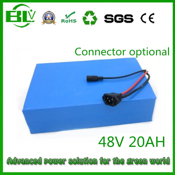 China stock 48V 21Ah eBike Battery Built-in 30A BMS for electric Scooter Lithium Battery For Electric Bike 48V 1000W 850W Motor Free ship