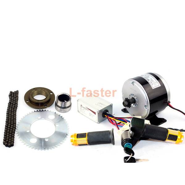 24V 250W Electric Engine Kit For Child Karting Homemade Electric Crazy Cart Power Kit High Speed Brushed DC Motor Use 25H Chain