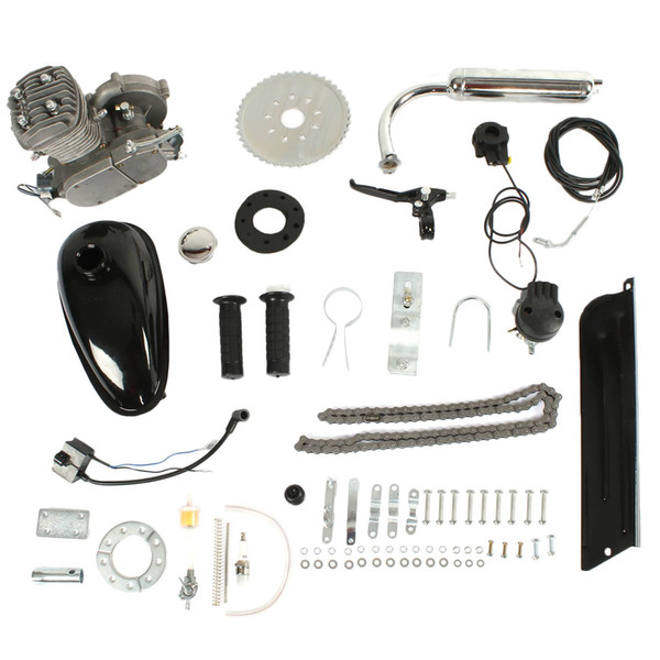 80cc Petrol Gas Engine Kit Single cylinder, Air-cooling, Two Strokes Gasoline Engine Type Bicycle Motor Part