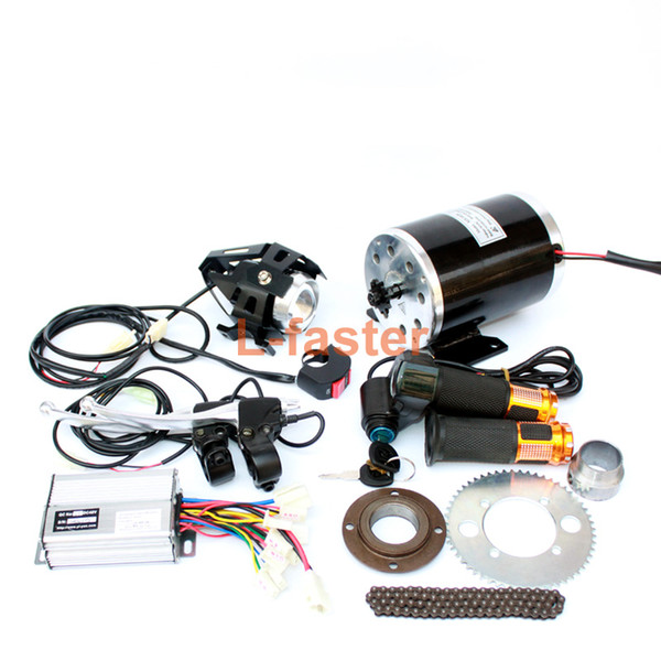 500W Electric Scooter Brush Conversion Kit With Headlight DIY Child Electric Scooter Electric Mini Motorcycle Engine Kit Use 25H