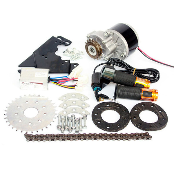 24V/36V 350W Electric Left Drive Bicycle DC Motor Conversion Kit MY1016 Razor Scooter Variable Multiple Speed Ebike Kit