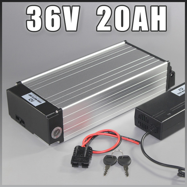 Rear rack 36v 20ah electric bike battery 36V Electric Bicycle lithium Battery for bafang BBS02 kits