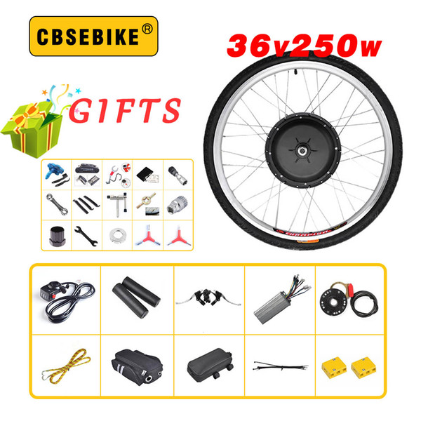 E bike Conversion Kit 36V 250W 20 24 26 28 29 inch 700c EBike Electric Bicycle Front Motor Wheel