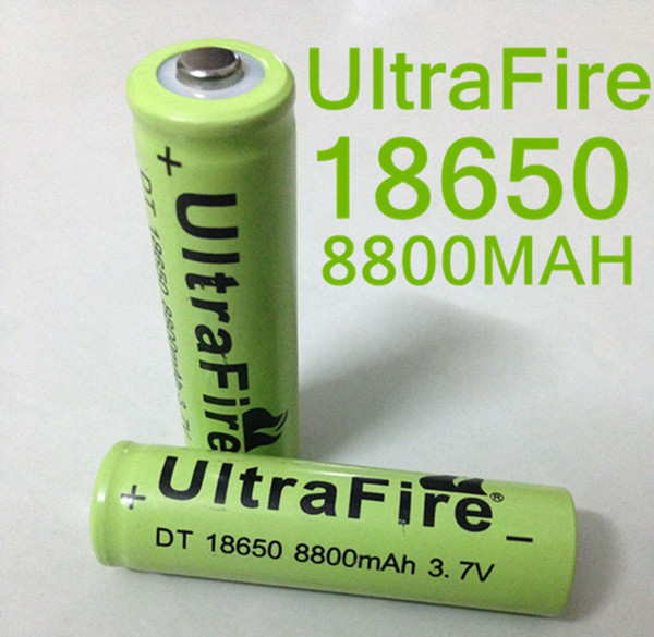 UltreFire 18650 battery 8800mAh 3.7V lithium battery can be used in Electronic Bike,flashlight etc. Free shipping