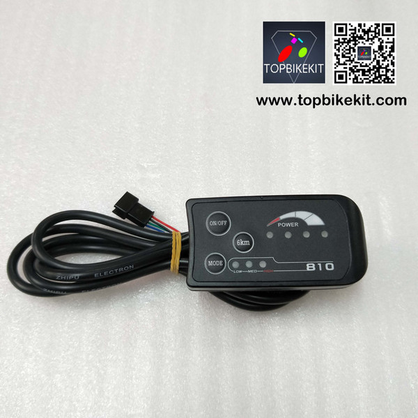 Electric Bike LED display 24V LED810 Meter Control Panel Ebike Display With 4Wire Cables