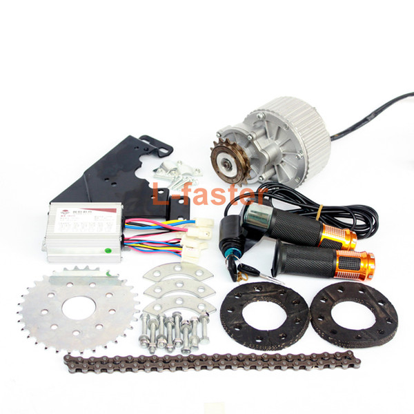 450W Newest Electric Bike Left Drive Conversion Kit Can Fit Most Of Common Bicycle Use Spoke Sprocket Chain Drive For City Bike