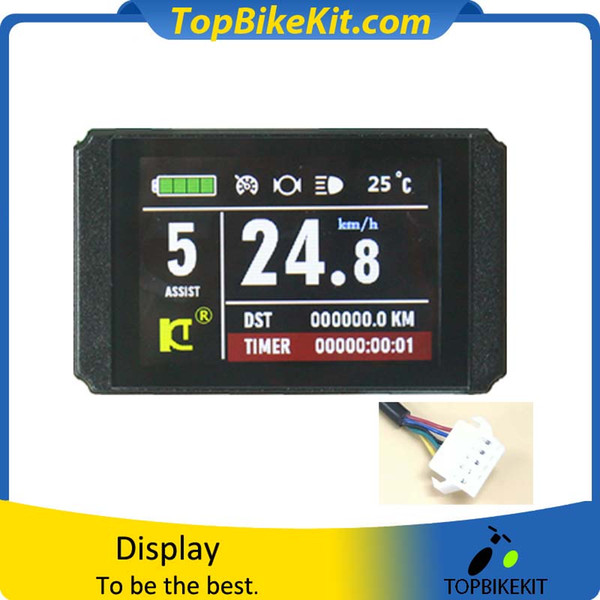 Ebike LCD display KT LCD8H Color matrix Display Meter 24V/36V/48V 5pin connector/ KT-LCD8H meter 24V/36V/48V for ebike kt lcd8h