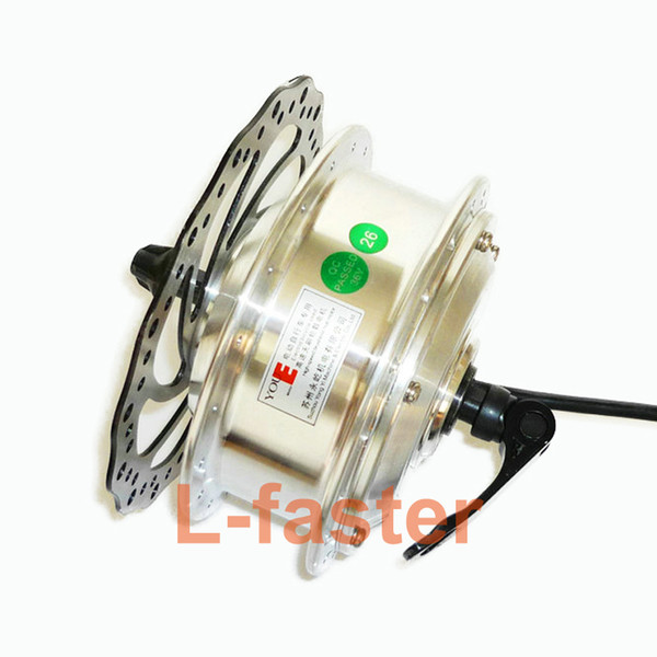 36V 48V 250W Electric Bicycle Motor With Quick Release Brushless Hub Motor Use Brake Disc Rotor DIY Electric Bike Hub Motor Part