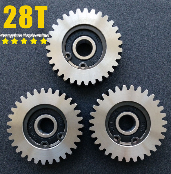 Electric tricycle motor gear motor clutch nylon 23 28 31 teeth stainless steel gear for 8fun YOUE electric bike motor spare parts for sale