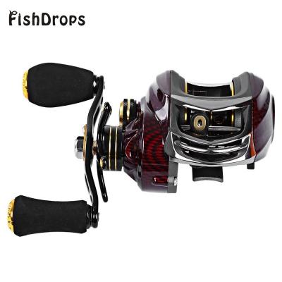 18 Ball Bearings Baitcasting Reels Right Left Hand Metal Fishing Bait Casting Reel with One Way Clutch Ocean River Left Right Hand