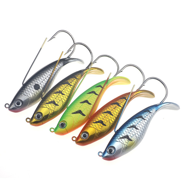 Rompin 10Pcs Fishing Lures Anti Grass Artificial Wobblers Lifelike Hard Baits VIB Bass Vibration Fish Tackle Hook 8.5cm 21.5g