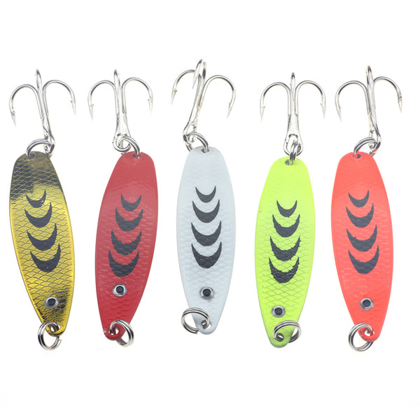 Rompin 7g Fishing Lures Shads Hand Spinner Trout Spoon Wobblers Jig VIB Lures Hard Baits Sequins for Fishing Tackle Hooks Pesca