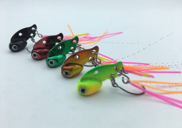 Rompin New Arrival Mini vib Fishing Lure Lead Copper Metal Lures Hard Bait 3g 6g Artificial Freshwater Bait