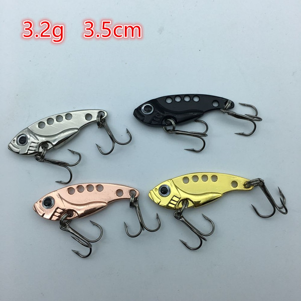 3.5cm 3.2g Metal Lures VIB fishing lures Fishing Lure Spoon Metal Lures for Fishing hard bait