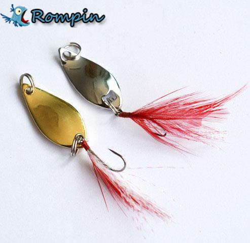 Long Shot Fishing Lure Shine Metal Peche 3.5g Flying Hard Lure With Feather Wobbler Carp Fishing Tackle Spinner Gear Bait