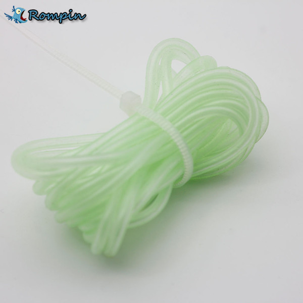 Rompin 2M fly tying riging tubelumo tubblings Fishing Soft PVC plastic Material Luminous Tube Pesca fishing glow tube