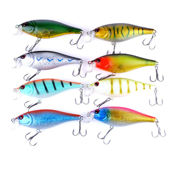 INFOF 80pcs CrankBaits Diving Fishing Lures Wobblers Plastic isca Artificial Hard Baits Catfish Carp Trout Perch Fishing baits