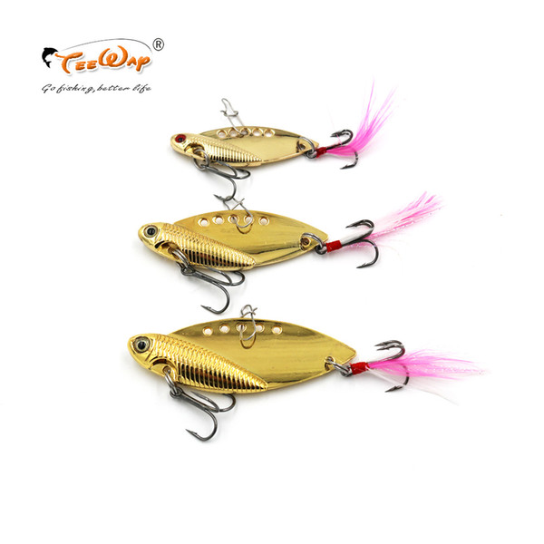 10g 16g 23g Metal Sequins Fishing Lure Spoon Lure with Feather Noise Paillette Hard Baits Treble Hook Pesca Fishing Tackle