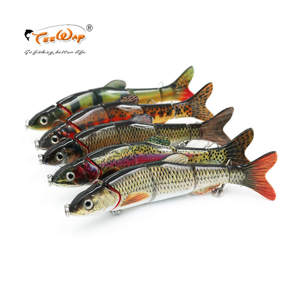 Fishing Wobblers 5 Segements Lifelike Pike Muskie 15cm 40g Isca Artificial Fishing Lures Hard Bait Fishing Accessory