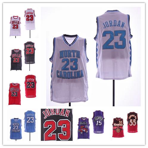 North Carolina Tar Heels 23 Michael Jersey Vince 15 Carter Atlanta #55 Dikembe Mutombo Basketball Jerseys