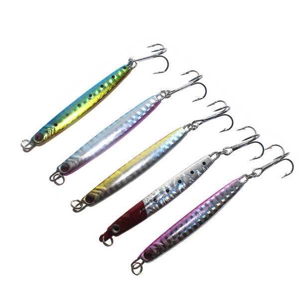 Lot 5Pcs Minnow Fishing Lure Crank Bait Hooks Bass Crankbait Tackle 7CM F00530