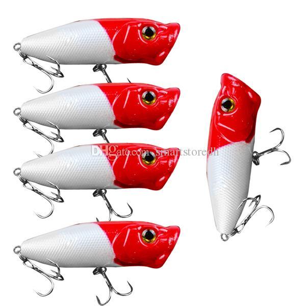 5Pcs Popper Fishing Bait Fishing Tackle Fishing Lures F00340 SPDH