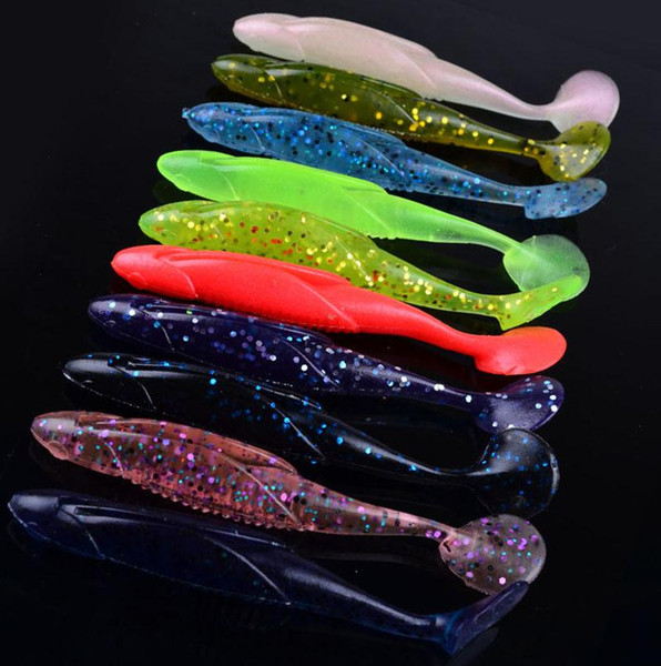 10Pcs 11cm 6g Soft Lures Fishing Lure Swim Bait Tackle 10 Colors F00041 SPDH