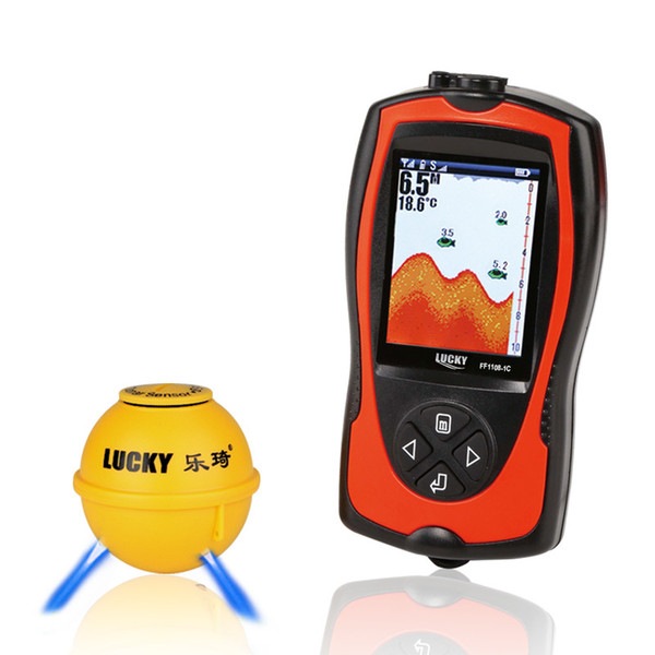 Lucky fish finder wireless echos sounder fishing English Russian menu deeper fishfinder lure fit for winter fishing ice