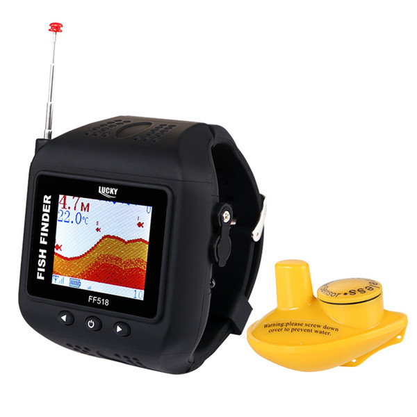 FF518 Wireless Sonar Watch Type Fish Finder Portable Echo Fishing Sounder Lucky New Watch Type Fish Finder