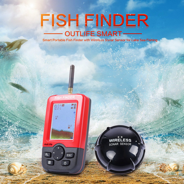 Fish finder upgrade version of fishfinder Smart Portable Fish Finder with Wireless Sonar Sensor Echo Sounder for Lake Sea Fishing Finders