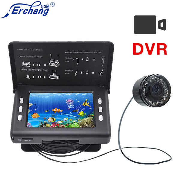 Erchang Underwater Metal Camera for ICE Fishing In English Russian DVR Video 3.5