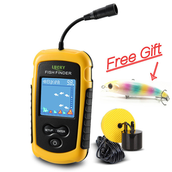 Findfish Sonar Fish Finder FFC1108-1 Hot Sale Alarm 100M Portable Sonar LCD Fish Finders Fishing lure Echo Sounder Finder