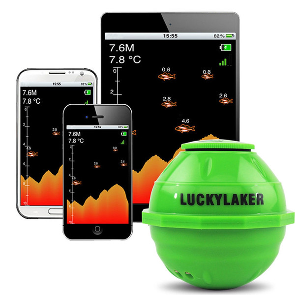 LUCKY FF916 WiFi Intelligent Fish Finder Underwater Sonar without Magnifier Wireless WIFI Fish Finder For Phone