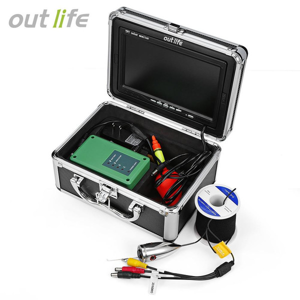 Outlife 15M - IR Underwater Fishing Detector Fish Finder with Professional Video Camera Infrared Lamp Fishing Detector Fish Finder