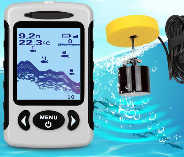 Wired Look For Wireless Sonar Fish Finder Visual High Clean Water Down Look For Intelligence Go Fishing Organ Fishing Gear