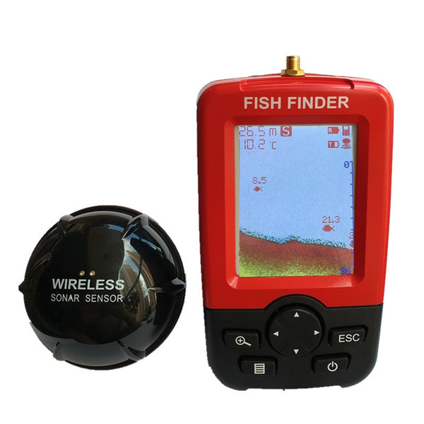 Outlife Smart Fish Finder with Wireless Sonar Sensor Echo Sounder for Lake Sea Fishing Finders Wireless Fishing High Definition