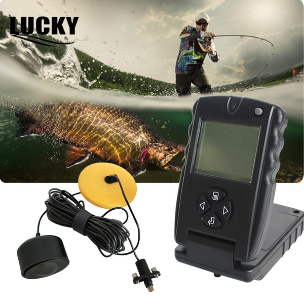 Lucky 100ft Portable Sonar Fish Finders Fishing lure Echo Sounder Fishing Finder FF717 Fishfinder