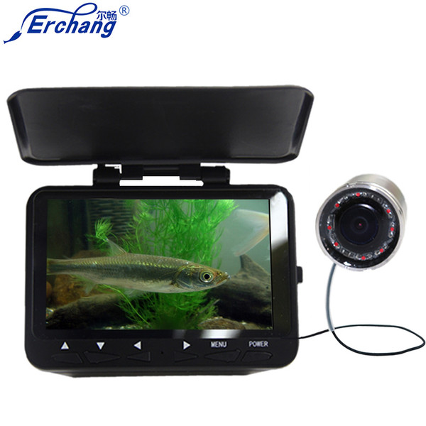 Free Shipping! Erchang F6B 4.3'' Monitor HD 1000TVL Underwater Camera for Sea Fishing Fish Finder in Cameras in English