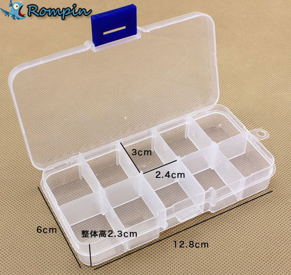 small Plastic Fishing Tackle Boxes Compartments fly fishing hook and lure box Accesorios