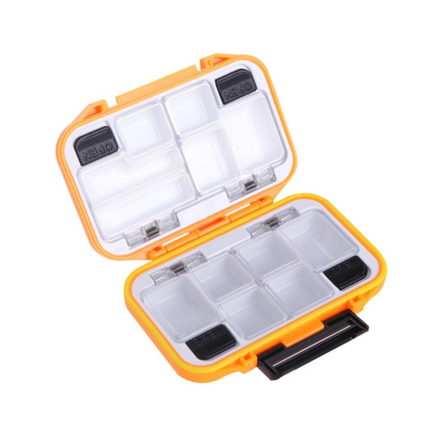 Fly Fishing Lure Spoon Hook Bait Tackle Box Waterproof Storage Case Black F00187 SPDH