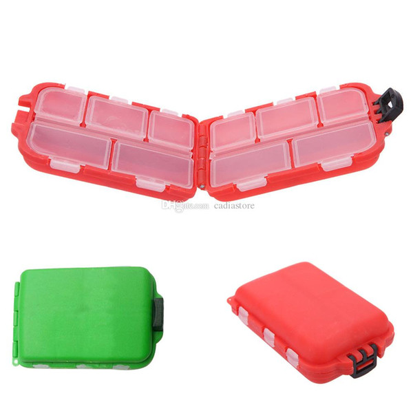 Cute Fishing Lures Tackle Storage Box Case For Hooks Baits 12 Compartments Lemonstore F00179 SPDH