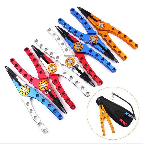 High quality Aviation aluminum alloy outdoor tools folded fishing and hunting Plier,DHL free shipping