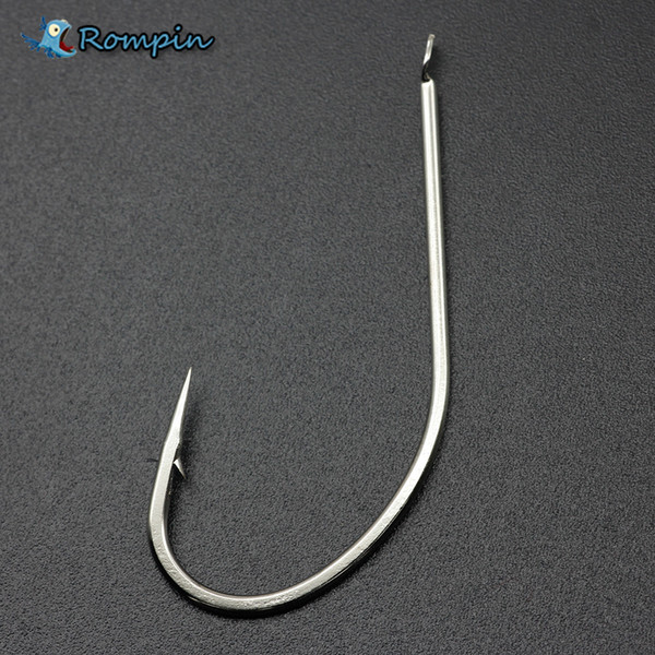 Rompin 20pcs/lot Fishing Hook 28# big size Barbed Hooks Pesca Tackle Accessories High Carbon Steel fishing Hooks