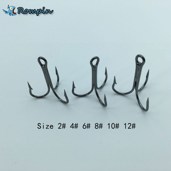 20Pcs Size 2# 4# 6# 8# 10# 12# High Carbon Steel Fishing Hook Fishhooks Durable Pesca Jig Sharpened Treble Hooks Carp Fishing