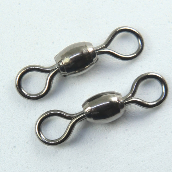 INFOF 200pcs/lot Fishing Big Size Crane Swivel RS Sea Rock Fishing Tackle Fishhooks Japan carp Fishing Swivels Rolling barrel pesca