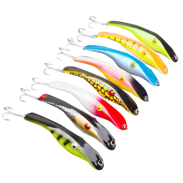 8pcs/Lot Proberos Fishing Lures Crank Bait Tackle Hook 5.5