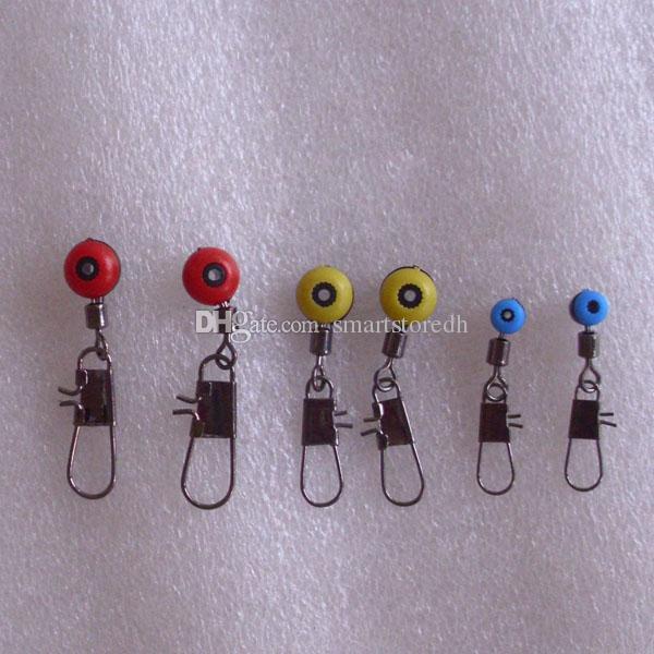 100Pcs Bearing Solid Ring Interlock Snap Pin Swivel Barrel Fishing Connector F00360 SPDH