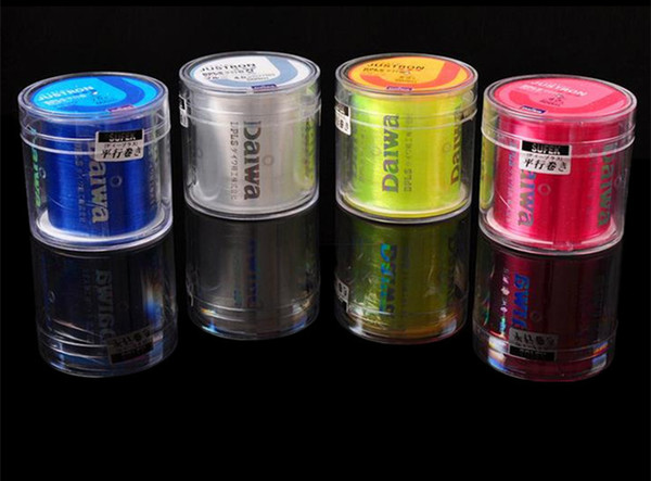 Wholesale Brand 4Pcs Daiwa Series Super Strong Japan Monofilament Nylon Fishing Line 500m 4 Colors Monofilament Main Line