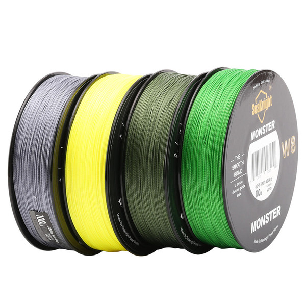 500M/546YDS MONSTER W8 Braided Fishing Lines 8 Weaves Wire Smooth PE Multifilament Line 2.0 3.0 4.0 6.0 8.0 X179